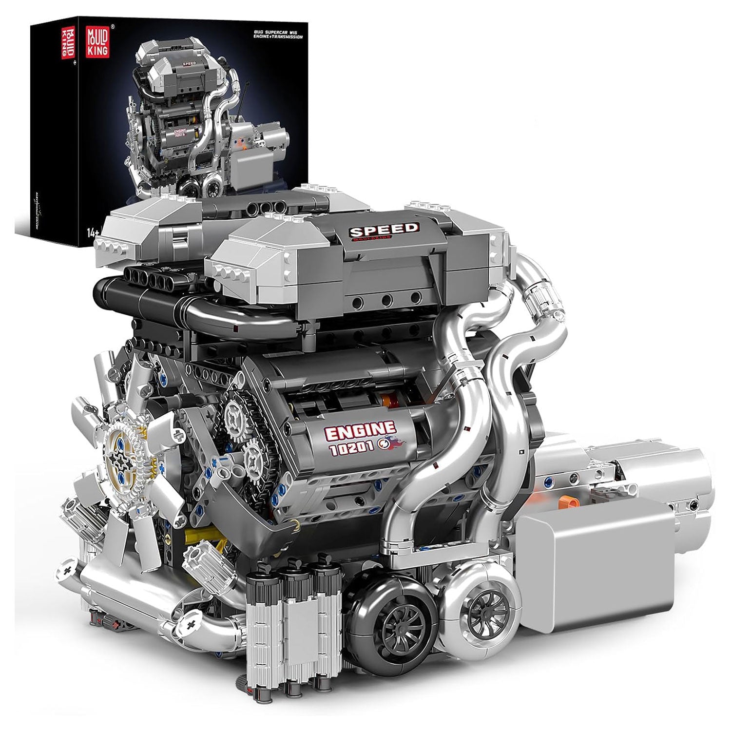 Funkcionalni W16 Motor z Menjalnikom