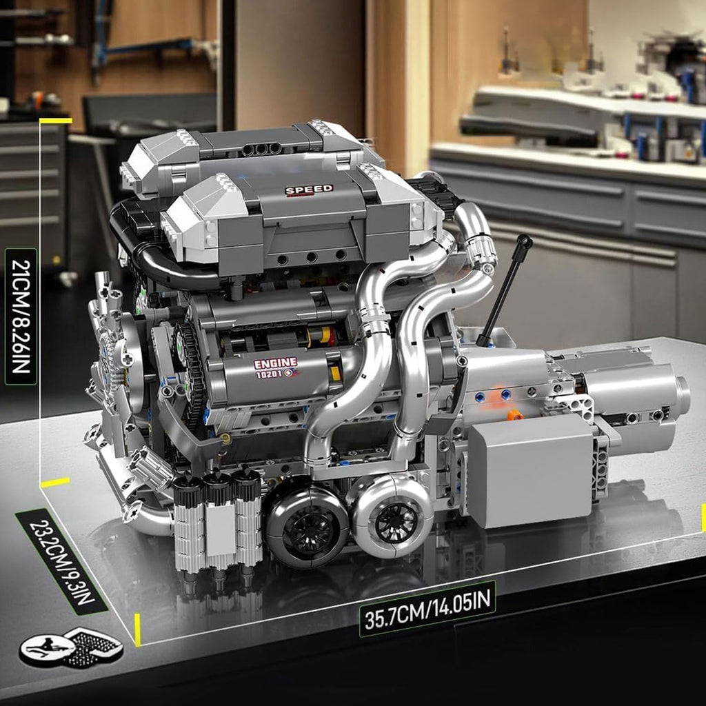 Funkcionalni W16 Motor z Menjalnikom