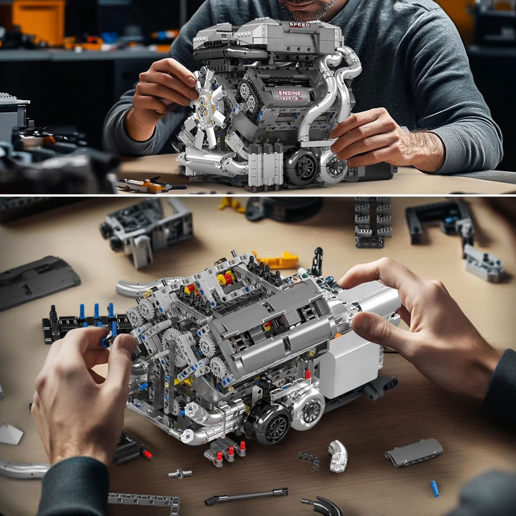 Funkcionalni W16 Motor z Menjalnikom