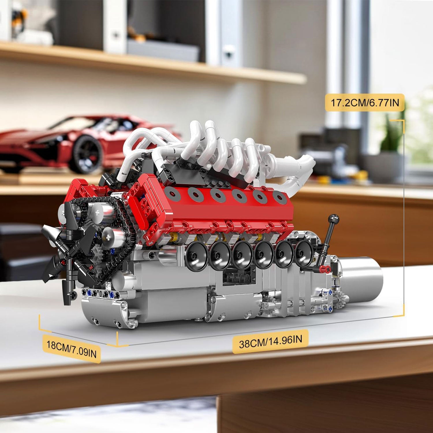 V12 Atmosferski Supercar Motor