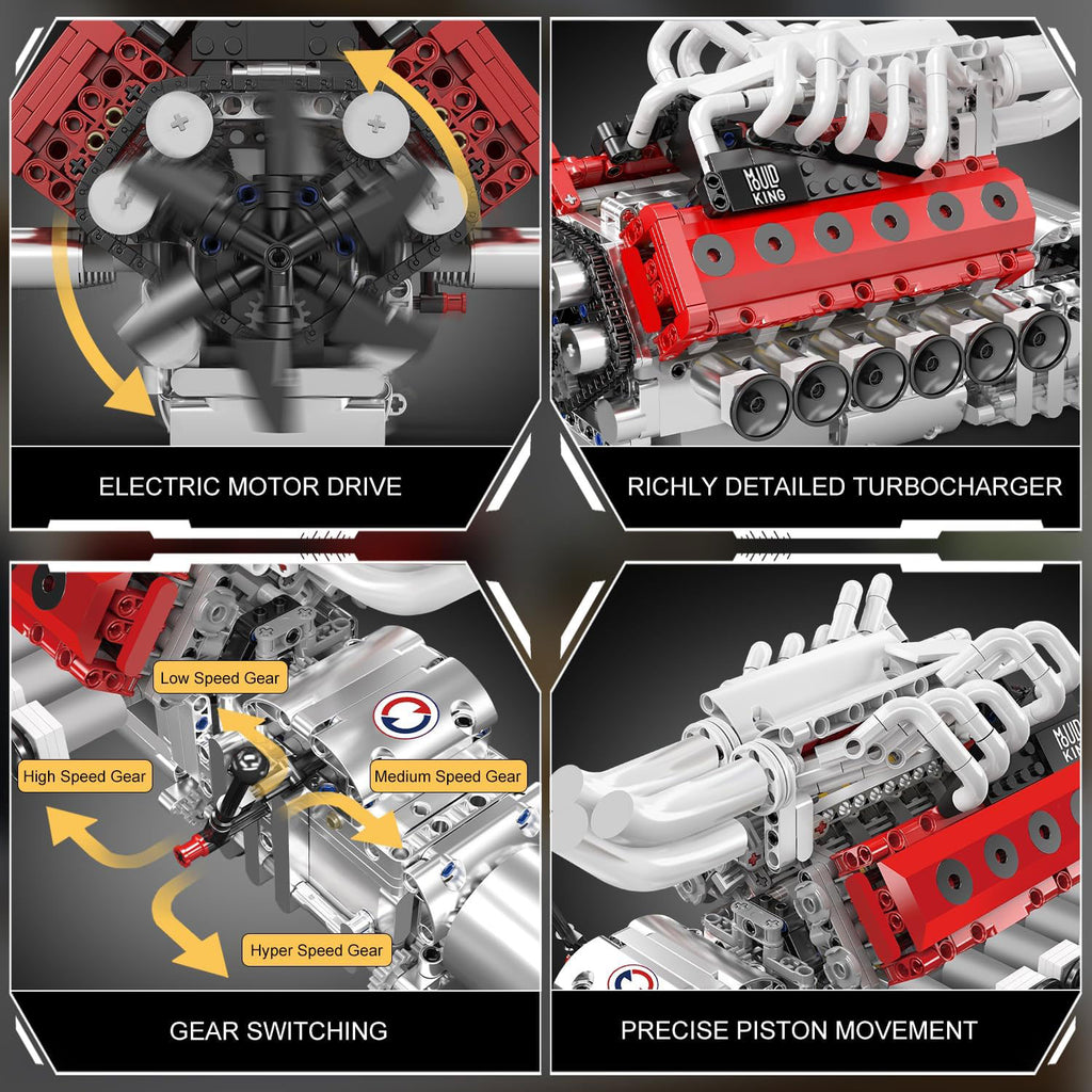 V12 Atmosferski Supercar Motor