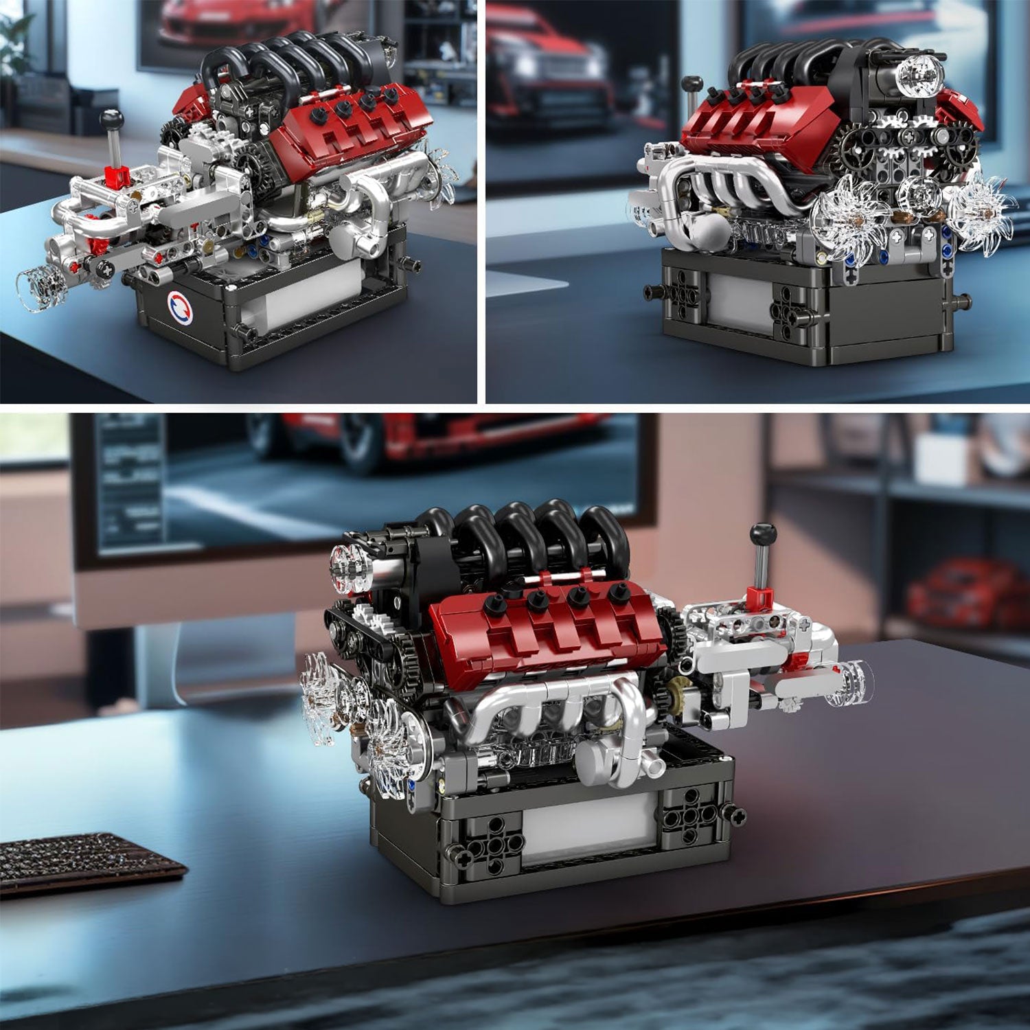 V8 Italijanski Motor z Menjalnikom