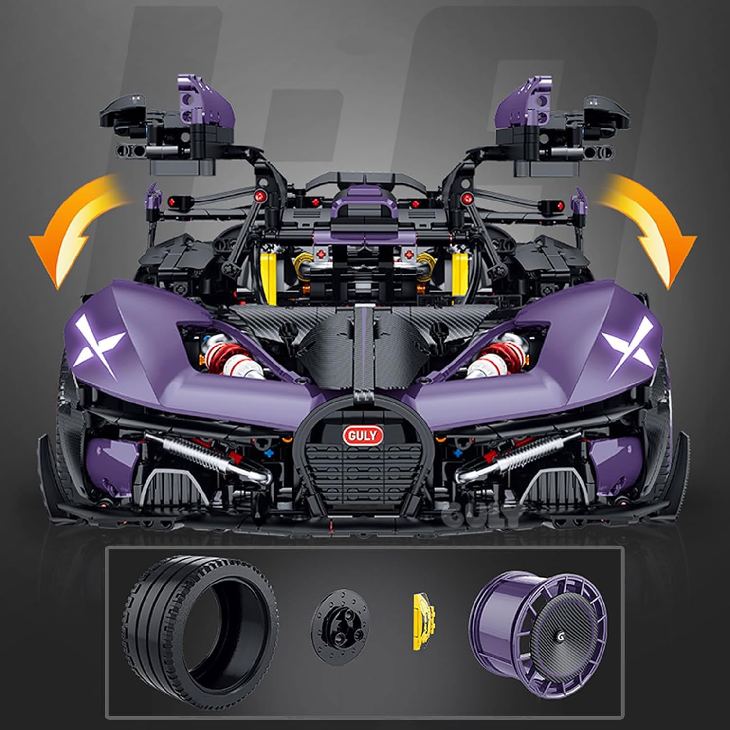 Vijolični W16 Hypercar