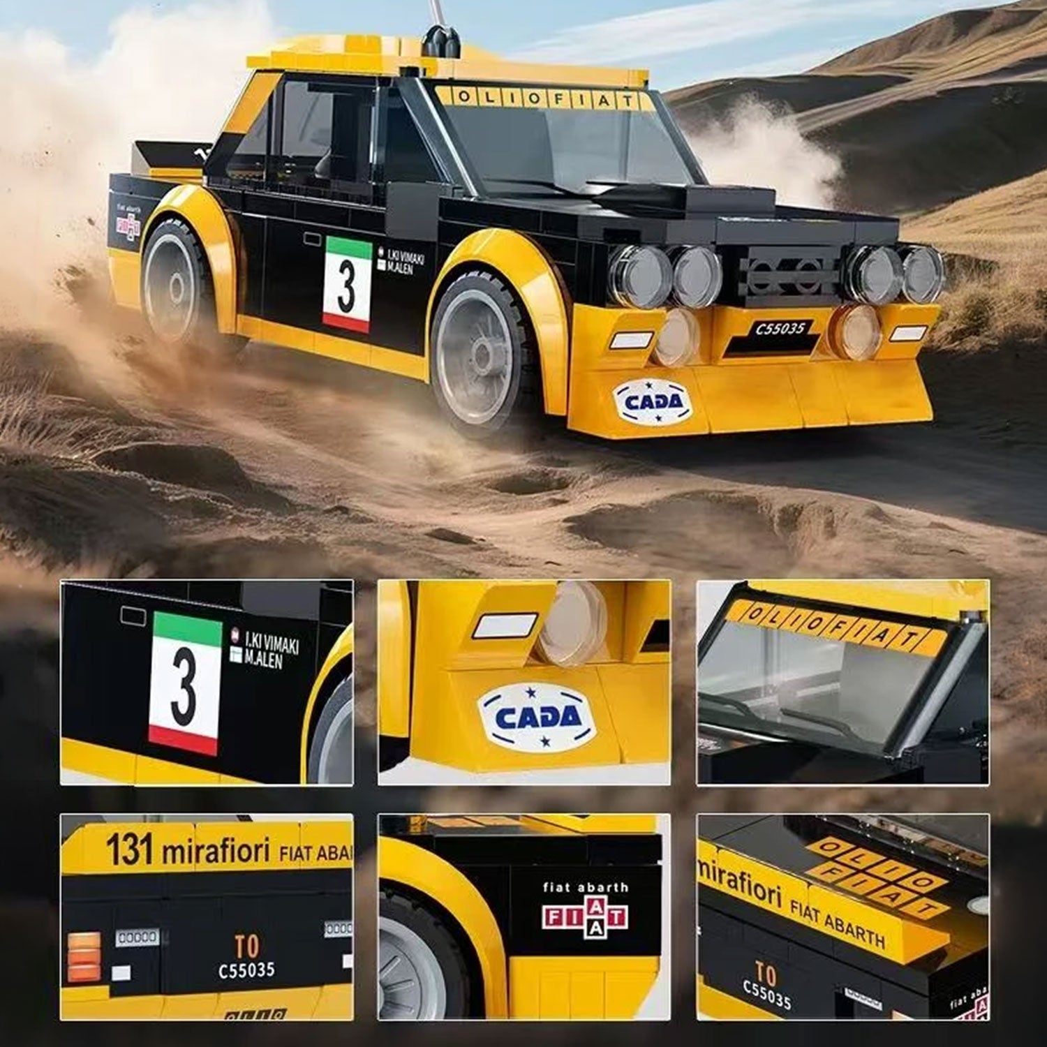 Fiat 131 Abarth Rally 1:24