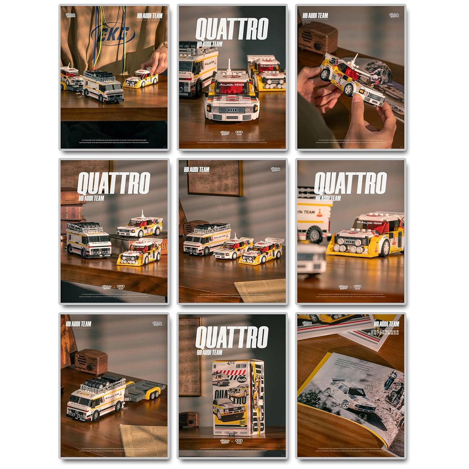 Audi Quattro Rally Set Avtov