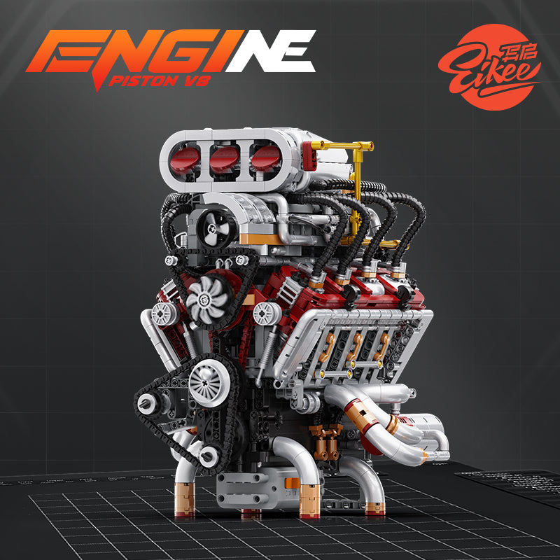 Supercharged Ameriški V8 Motor